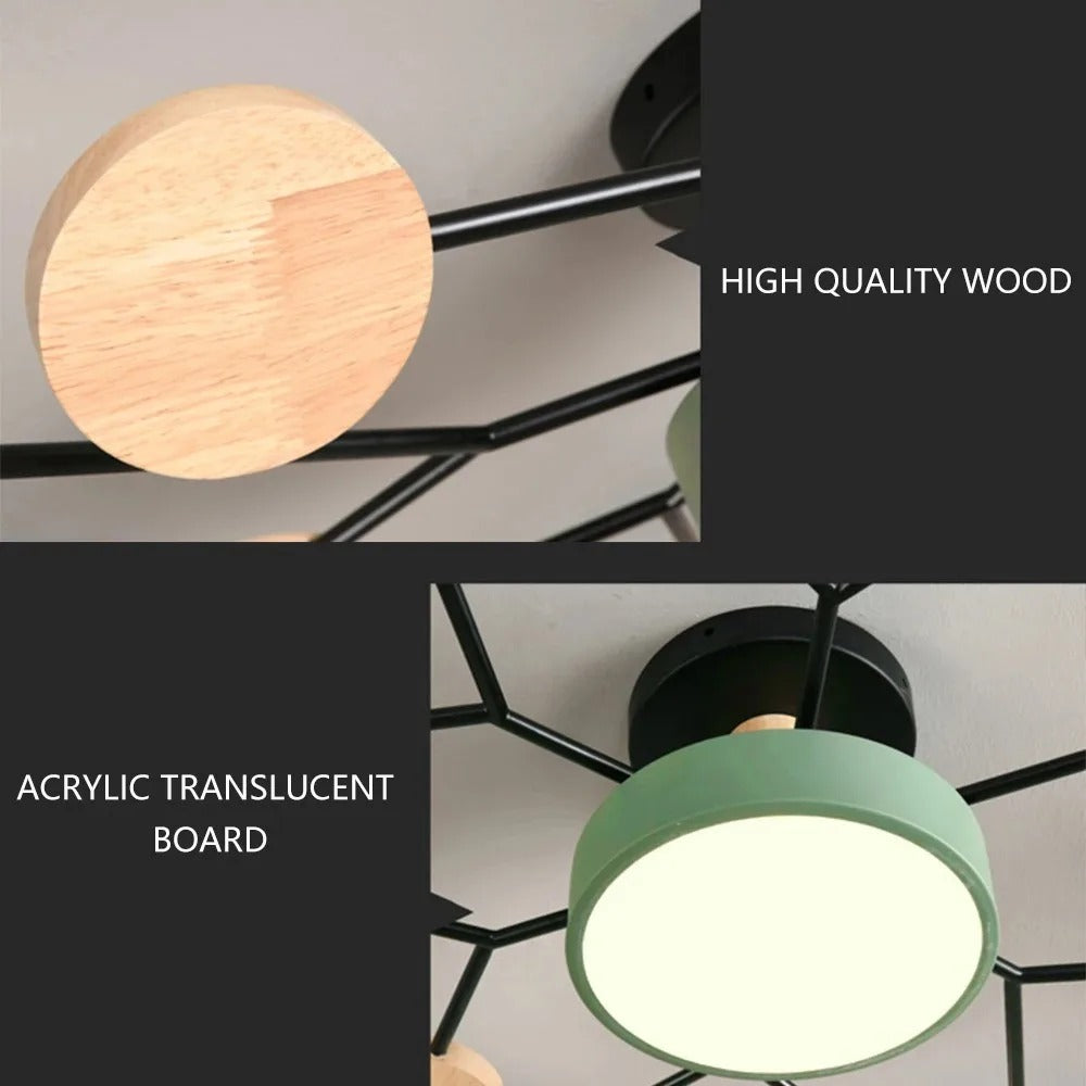 Modern Log Light Indoor Decorative Light LED